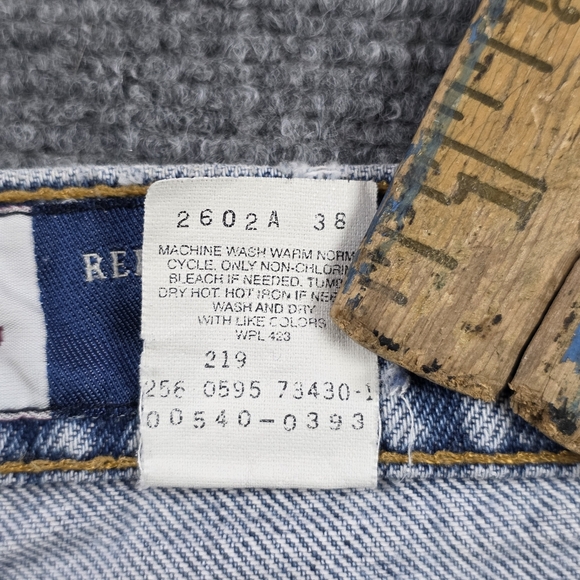 Levi's 540 Relaxed Fit Jeans Size 36x28 Light Wash Vintage Brown Tab - Picture 9 of 16